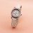 Stylish Star Quartz Watch - Round Analog PU Leather Strap, Casual Daily Wear, Water Resistant, Accurate Timekeeping, Elegant Design for Women