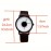 Stylish Round Pointer Quartz Watch - Innovative Analog Display with Durable PU Leather Strap - Perfect Unisex Gift for Women, Men, Teens & Students - Everyday Fashion Accessory