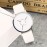 Stylish Round Pointer Quartz Watch - Innovative Analog Display with Durable PU Leather Strap - Perfect Unisex Gift for Women, Men, Teens & Students - Everyday Fashion Accessory