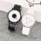 Stylish Round Pointer Quartz Watch - Innovative Analog Display with Durable PU Leather Strap - Perfect Unisex Gift for Women, Men, Teens & Students - Everyday Fashion Accessory