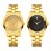 Elegant Golden-Tone Women's Quartz Watch -, Durable & Classic Design With Adjustable Band - Perfect Gift For Her