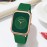Stylish Square Face Quartz Watch - Elegant Fashion Design, Soft Silicone Strap, Water Resistant, Accurate Timekeeping, Daily Wear, Perfect for Women's Casual Outings and Office Use