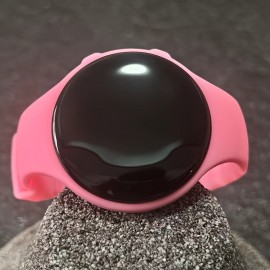 Sporty Digital Fitness Tracker Watch with Sleep Monitoring, Calorie Counter, Pedometer - (1968.5inch), Glow Details, Round PC Case, Silica Gel Strap - Unisex Sports Watch for Teens