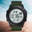 Trendy Men's Sports Watch with Luminous Display, 24-Hour Digital Time, Durable PVC Band - Perfect for Teens & Outdoor Activities