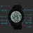 Trendy Outdoor Fashion Durable Electronic Watch For Students, With Luminous, Stopwatch, And Date Functions