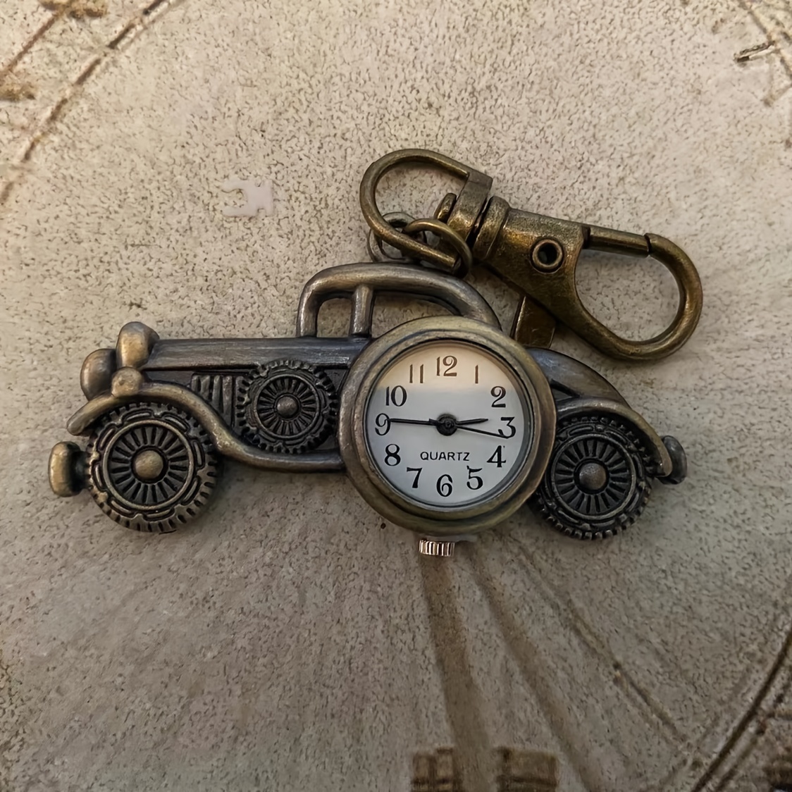 key chain watch creative bronze keychain novelty quartz watch pocket watch pendant bag accessories nurse watch details 5