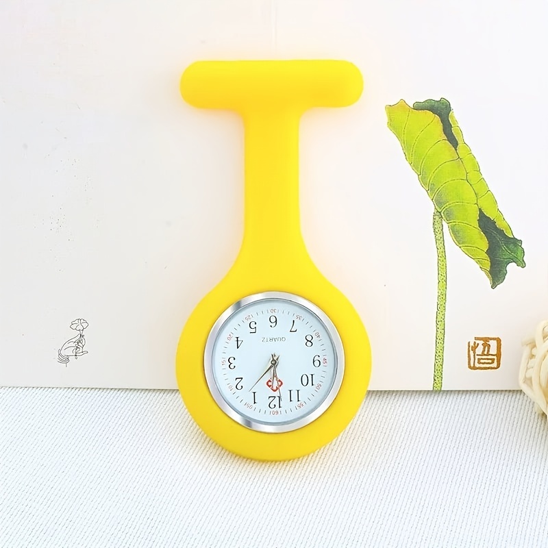 colorful silicone nurse pocket trend pocket watch simple hanging watch watch pendant bag accessories details 0