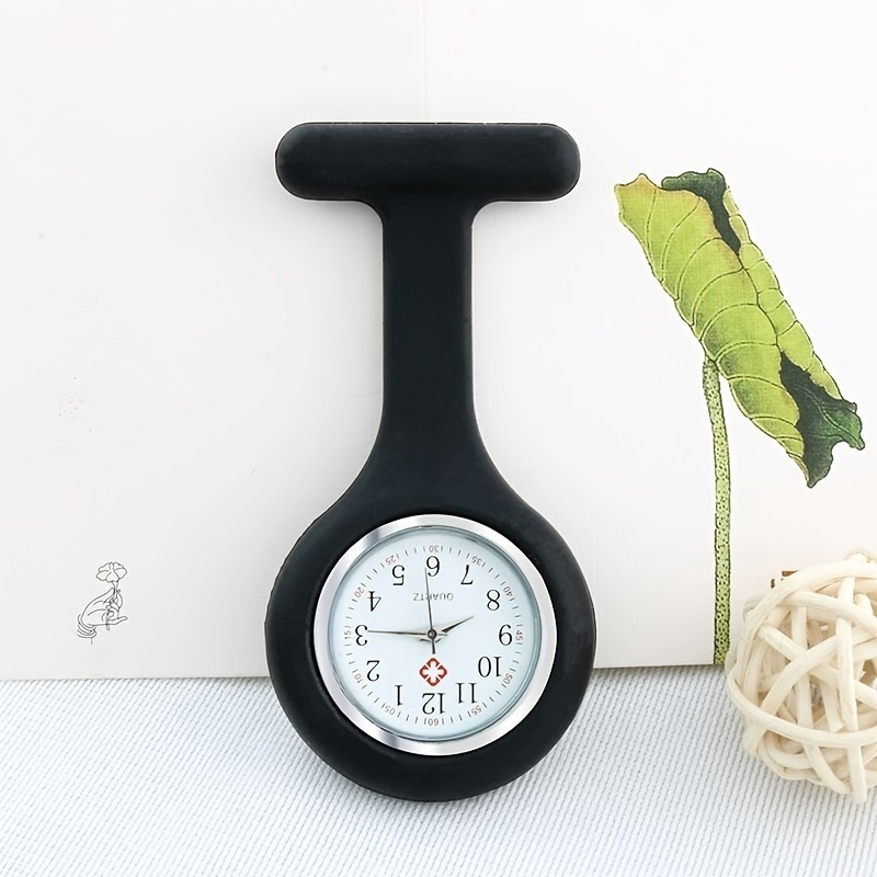 colorful silicone nurse pocket trend pocket watch simple hanging watch watch pendant bag accessories details 2