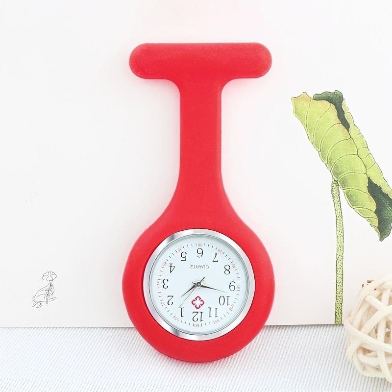 colorful silicone nurse pocket trend pocket watch simple hanging watch watch pendant bag accessories details 5