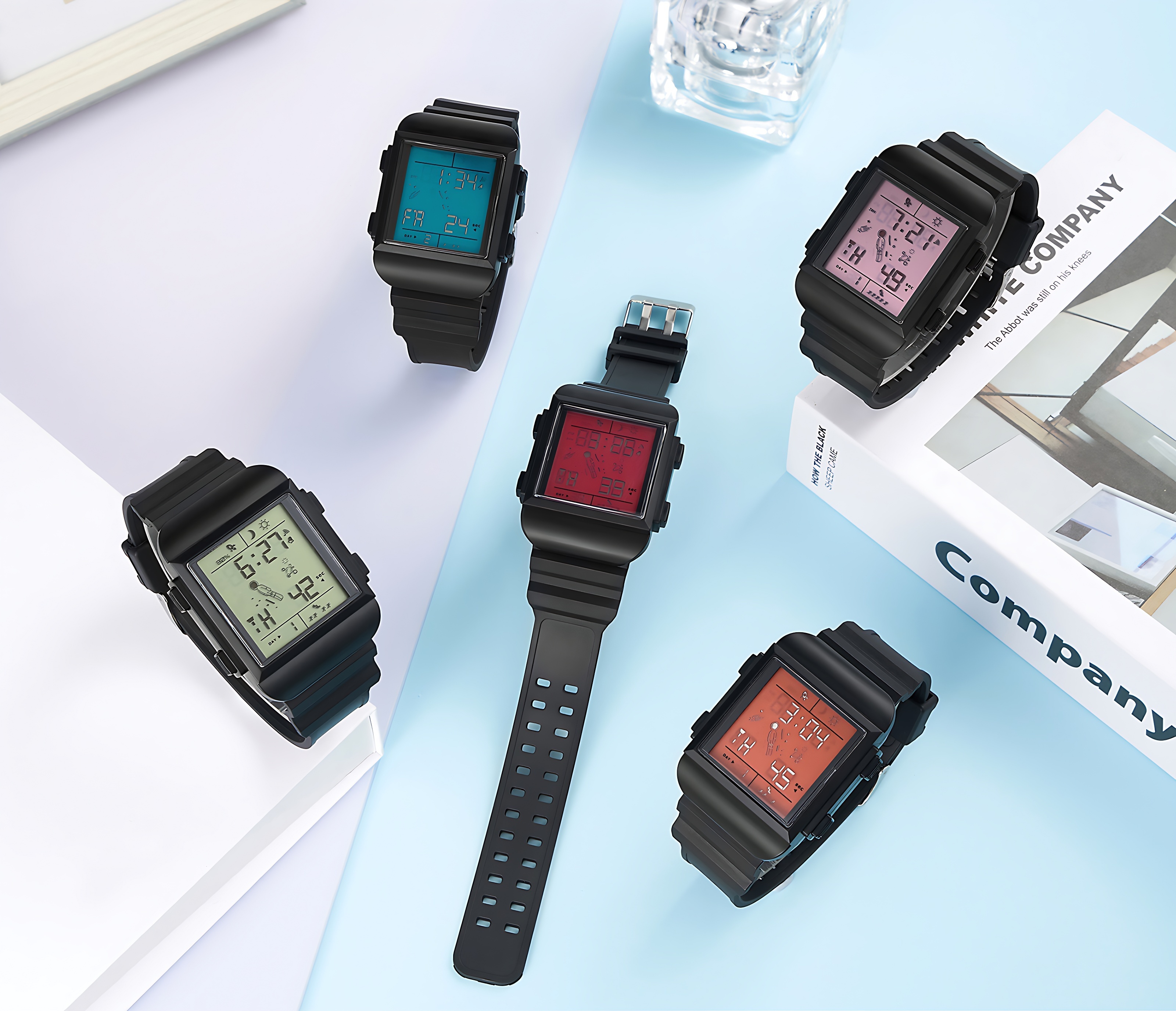 1pc popular astronaut watches students sports casual electronic watches details 2